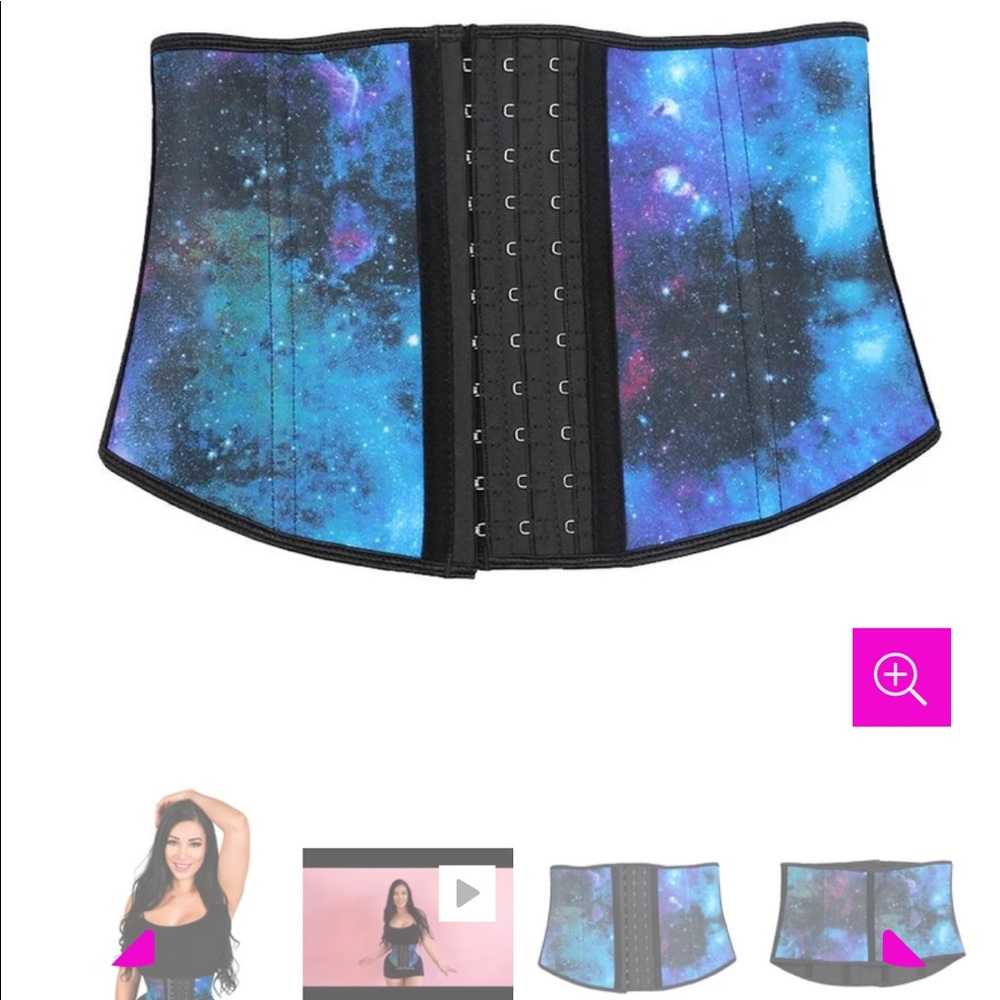 COPY - COPY - NWT Luxx Curves 9 short torso waist trainer corset